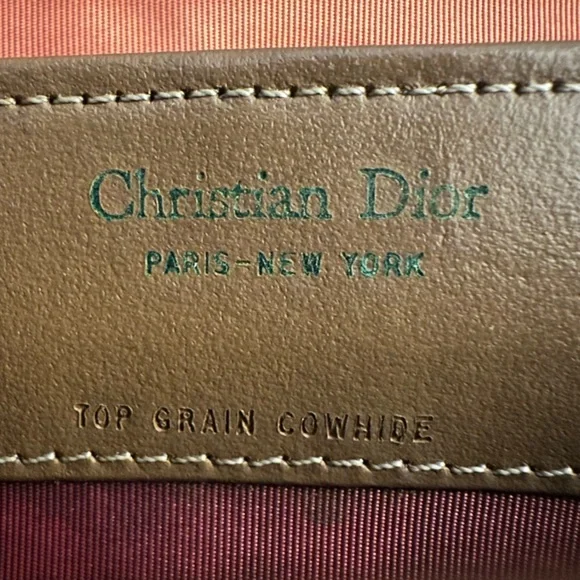 1980’s Vintage Dior Honeycomb Kiss Lock Long Wallet - Picture 9 of 9